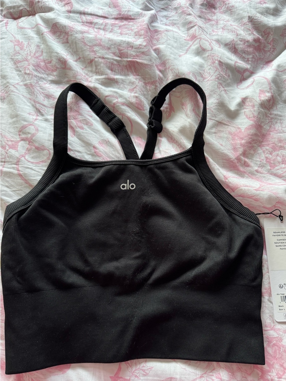 Alo seamless ribbed favorite bra tank